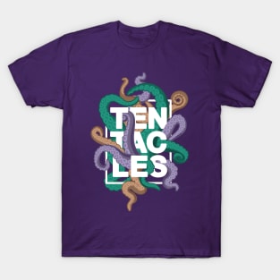 Tentacles – Multicoloured (white-out) T-Shirt